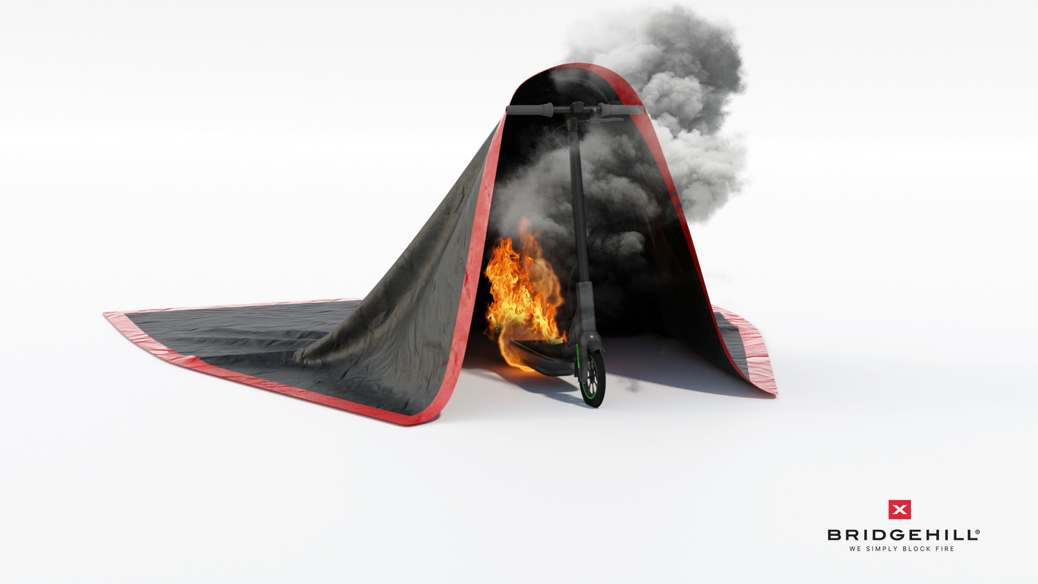 Couverture anti-feu Trottinette électrique - Bridgehill