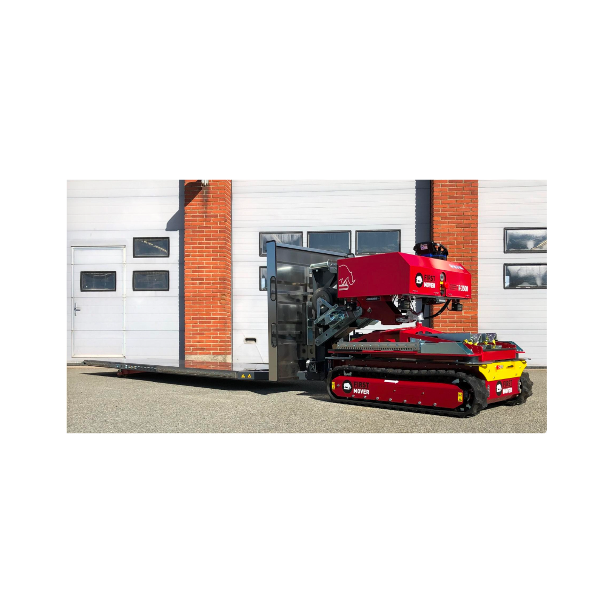 Robot d'intervention First-Mover pour déplacer des véhicules