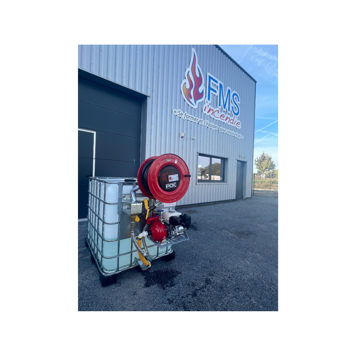 Kit de première intervention de lutte contre l'incendie  IBC RIA